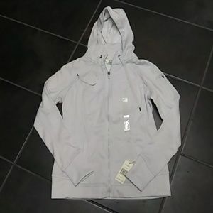 Tangerine Ivory/Gray running jacket NWT small